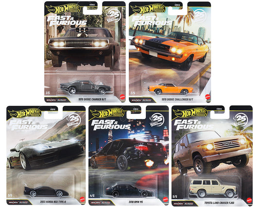 (Preorder) Hot Wheels 1:64 Fast & Furious 25Th Anniversary Premium 2026 Q Assortment