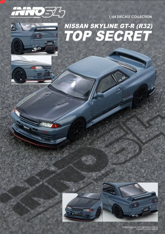 INNO64 TOP SECRET R32 GT-R Stealth Grey