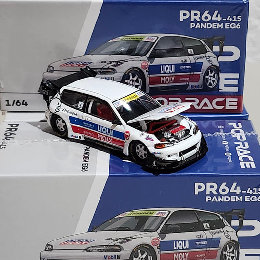 POPRACE 1/64 PANDEM EG6 LOS ANGELES EDITION PR640415