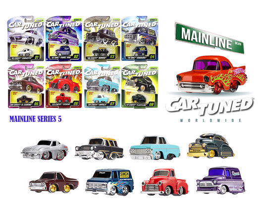 CarTuned 1:64 Series 5 Mainline Assortment of 8 Styles 2025