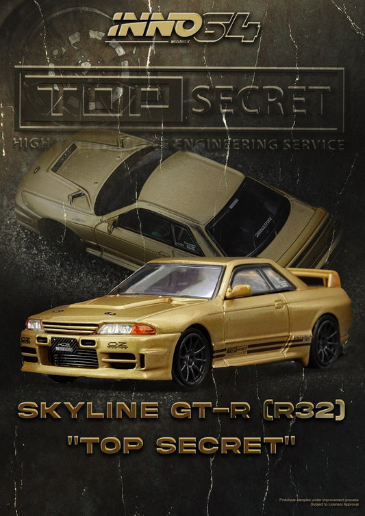 (PREORDER) INNO64 1/64 TOP SECRET BNR32 GT-R (650R)