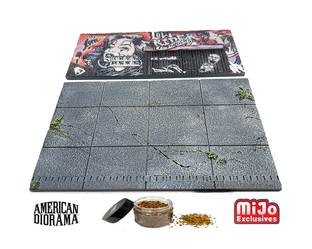 American Diorama 1:64 MiJo Exclusives LA Street Art Diorama Lowrider – Limited Edition