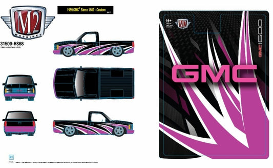 (PreOrder) M2 Machines 1989 GMC Sierra 1500 - Custom(31500-HS68)