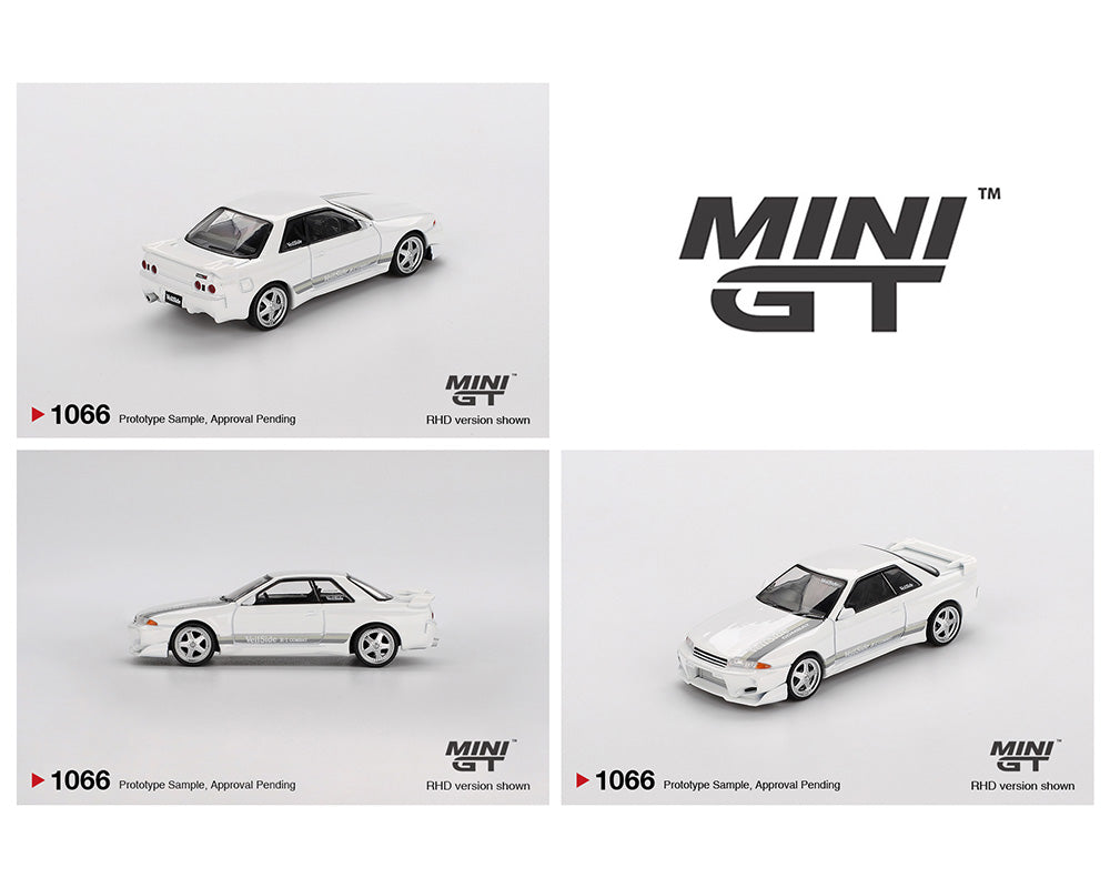 (Preorder) Mini GT 1:64 Nissan Skyline GT-R (R32) VeilSide Combat C-I White – Mijo Exclusives