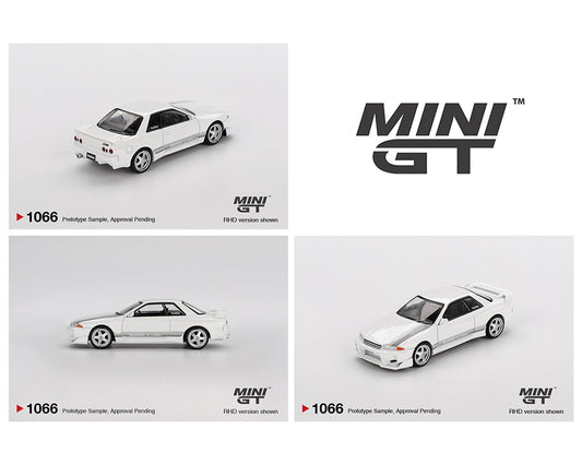 (Preorder) Mini GT 1:64 Nissan Skyline GT-R (R32) VeilSide Combat C-I White – Mijo Exclusives