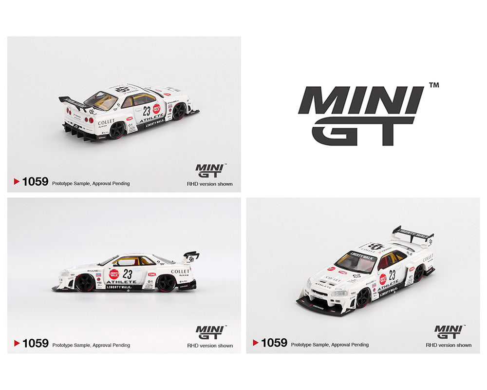 (Preorder) Mini GT 1:64 Nissan LB-ER34 Super Silhouette ATHLETE/COLLET – White
Member Only Item