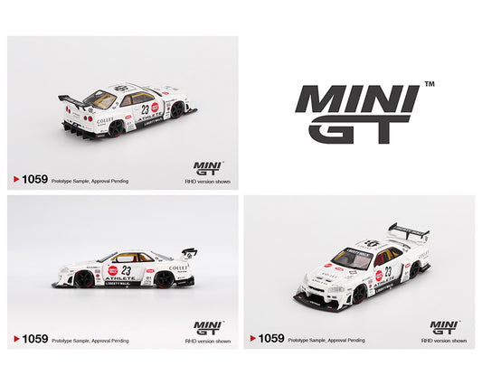 (Preorder) Mini GT 1:64 Nissan LB-ER34 Super Silhouette ATHLETE/COLLET – White
Member Only Item
