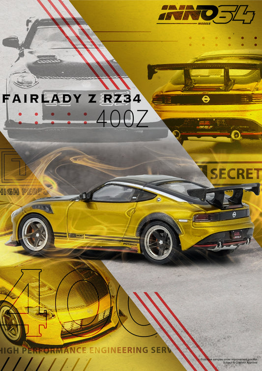 (PREORDER) INNO64 TOP SECRET FAIRLADY Z(RZ34) Gold Eta 2026