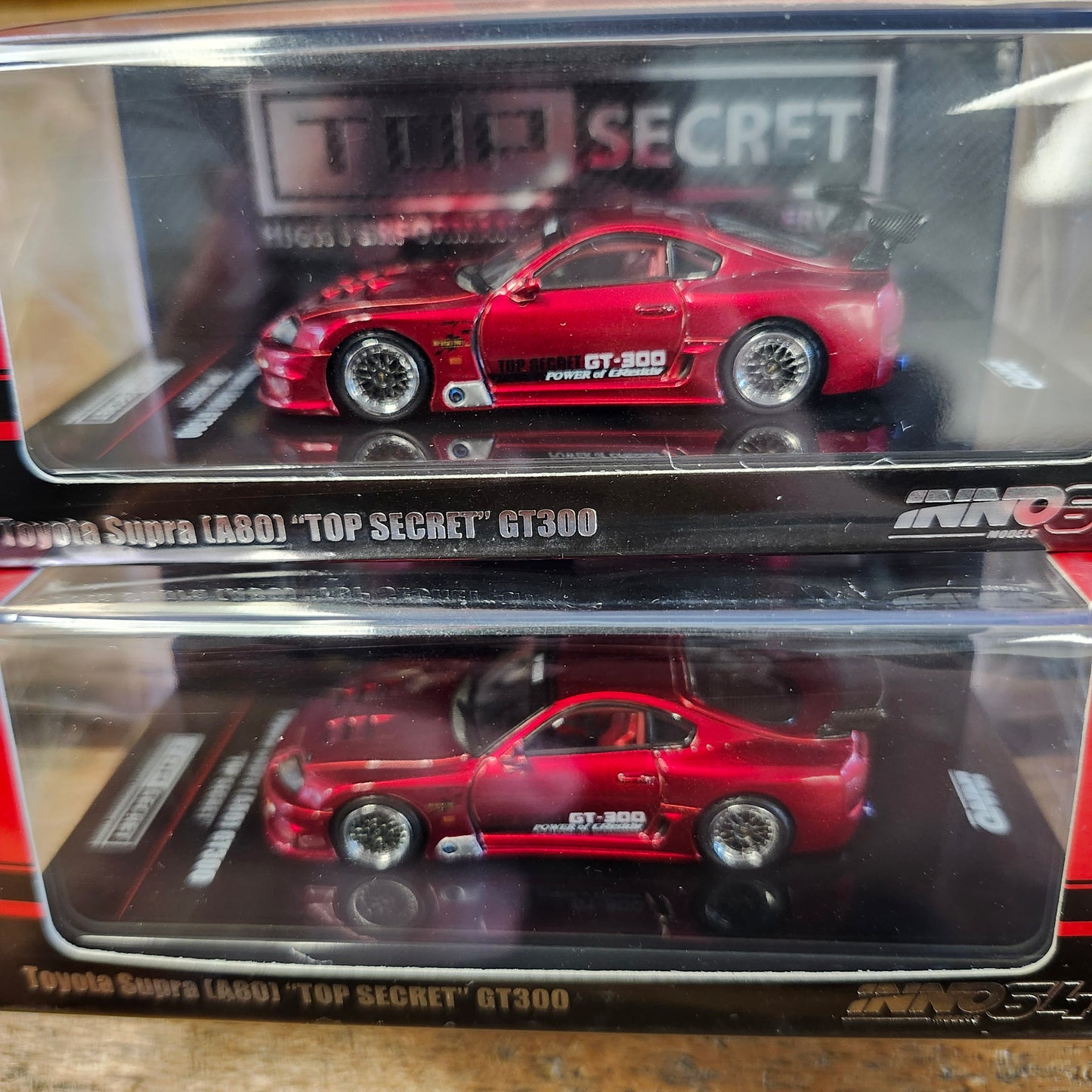 Inno64 Toyota Supra A80 Top Secret Red