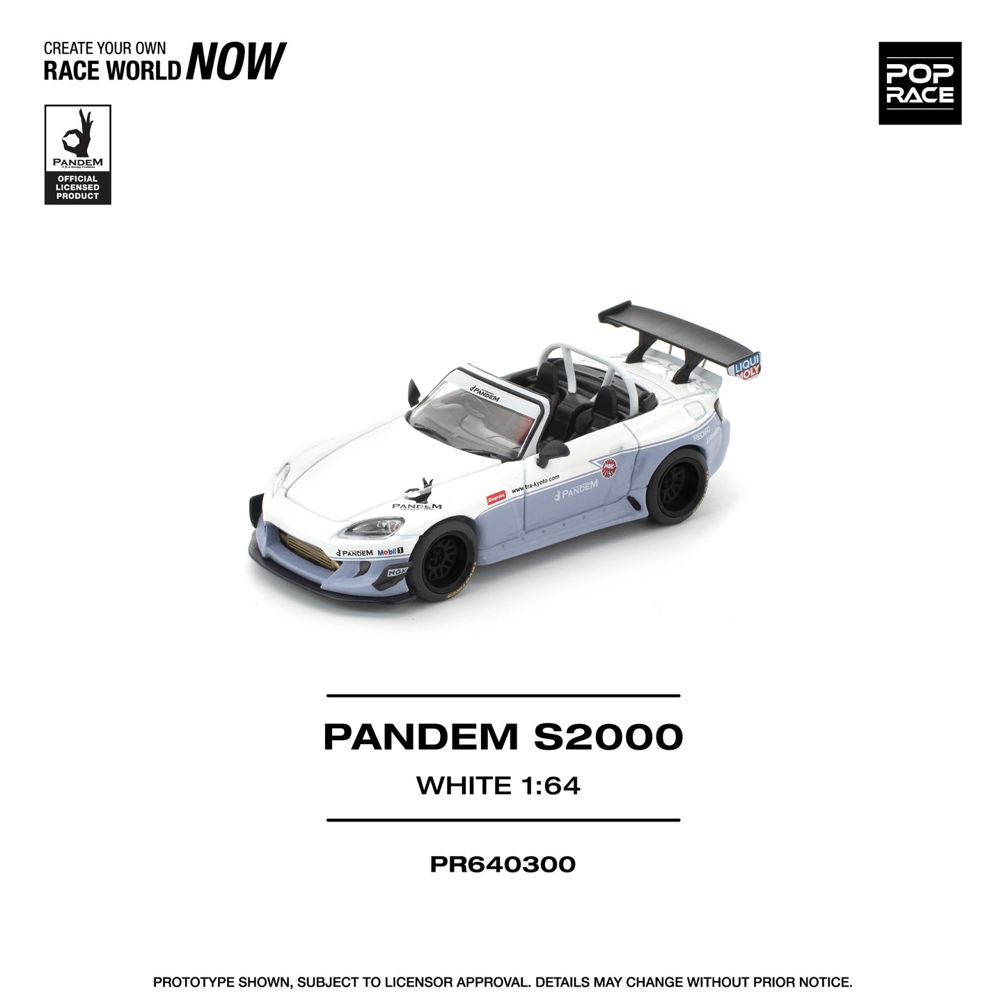 Pop Race Pandem S2000 1/64 Scale *PREORDER*ETA NOV