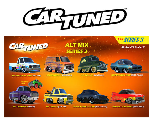 (Preorder) CarTuned 1:64 Series 3 Hobby Alternate Assortment of 8 2025