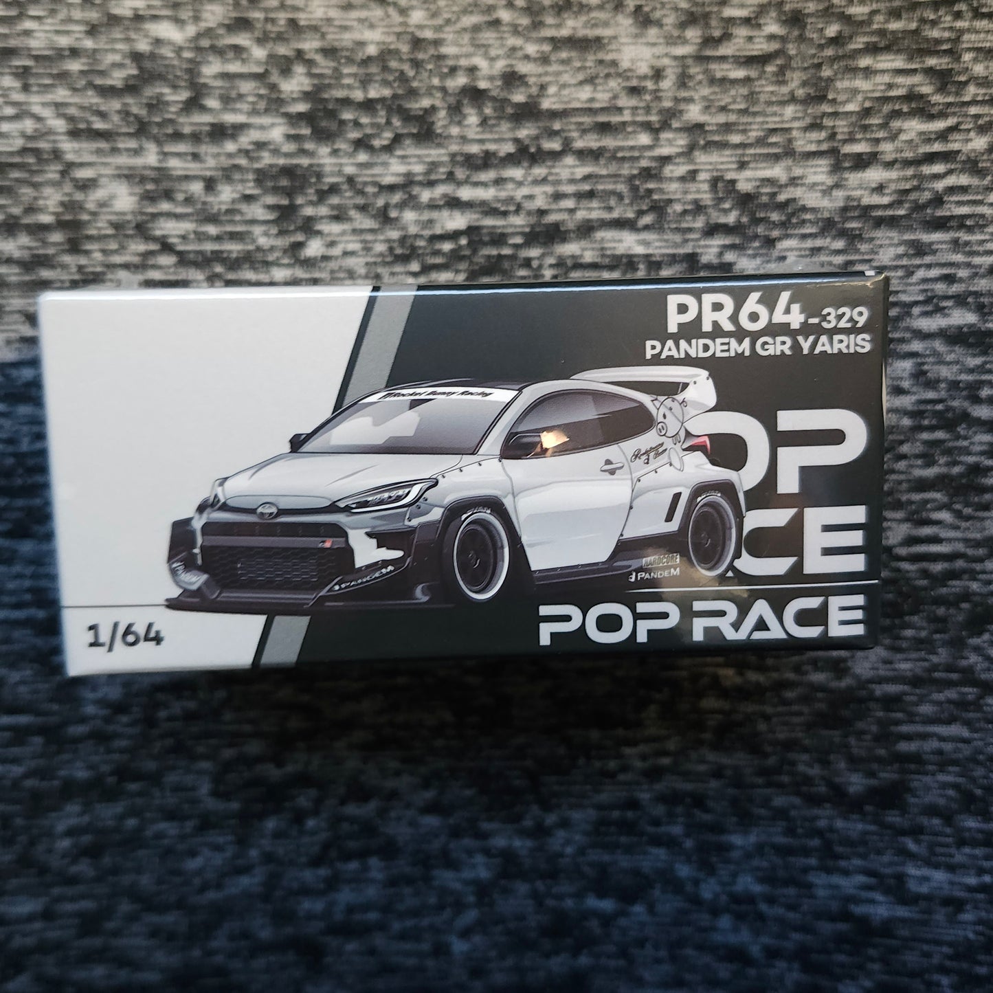 Pop Race Pandem GR Yaris Raw Metal HK ToyCar Salon 640329 1/64