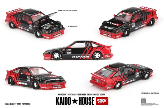 (PREORDER) Kaido House Toyota A86 Sprinter Trueno Advan Eta December