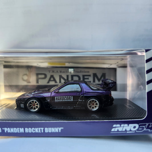 Inno64 Mazda RX7 (FC3S) Pandem Rocket Bunny Purpe