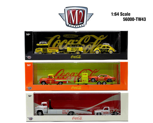 (Preorder) M2 Machines 1:64 Auto-Haulers Coca-Cola Release TW43 Assortment