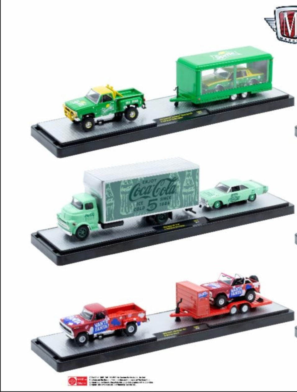 (Preorder) M2 Machines Coca Cola Haulers 56000 TW41 3pcs Set ETA DECEMBER