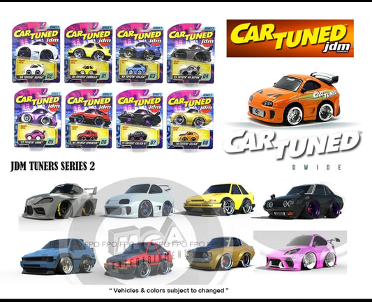 CarTuned 1:64 JDM Tuners Series 2 8pcs full set
