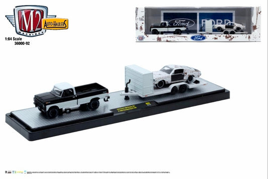 (Preorder) M2 Machines 1972 Ford F-250 Ranger 4X4 & 1969 Ford Mustang GT 390